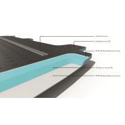 Plancher composite monobloc Expert3/Jumpy3/Scudo/Vivaro/Proace : L2 - 2 rails - Anthracite venus