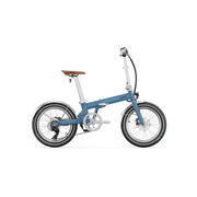 Vélo à assistance électrique pliant 20'' Afternoon Origins : Bleu Satin Edition Vintage