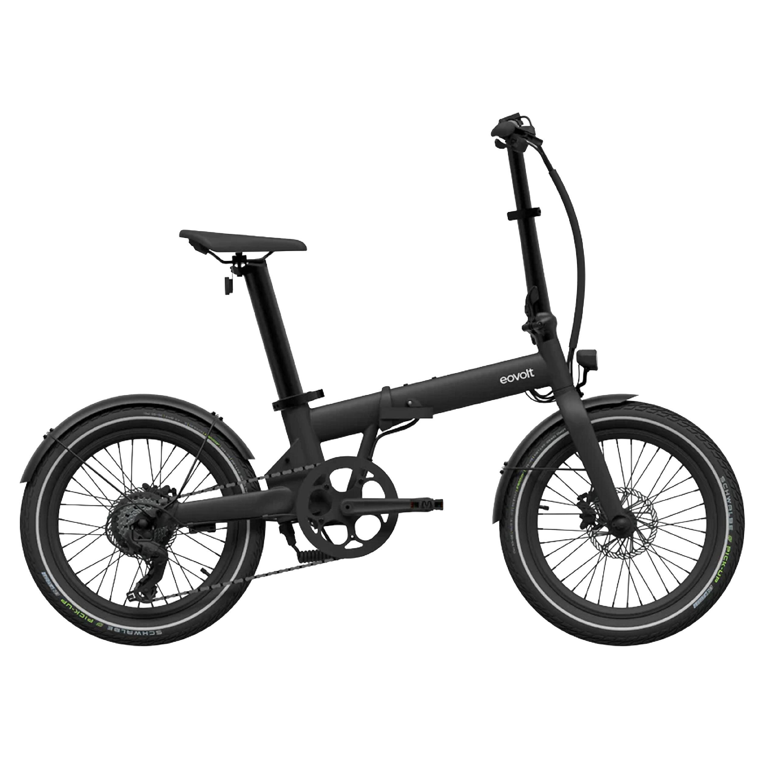 Vélo à assistance électrique pliant 20'' Afternoon Origins : Noir Onyx Mat