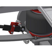 Kit de platines d'adaptation pour suspensions pneumatiques : Châssis X250-X290 après 2006 équipé d'une barre de torsion à fixation plate