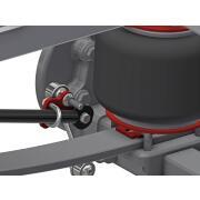 Kit de platines d'adaptation pour suspensions pneumatiques : Châssis X250-X290 après 2006 équipé d'une barre de torsion à fixation ronde