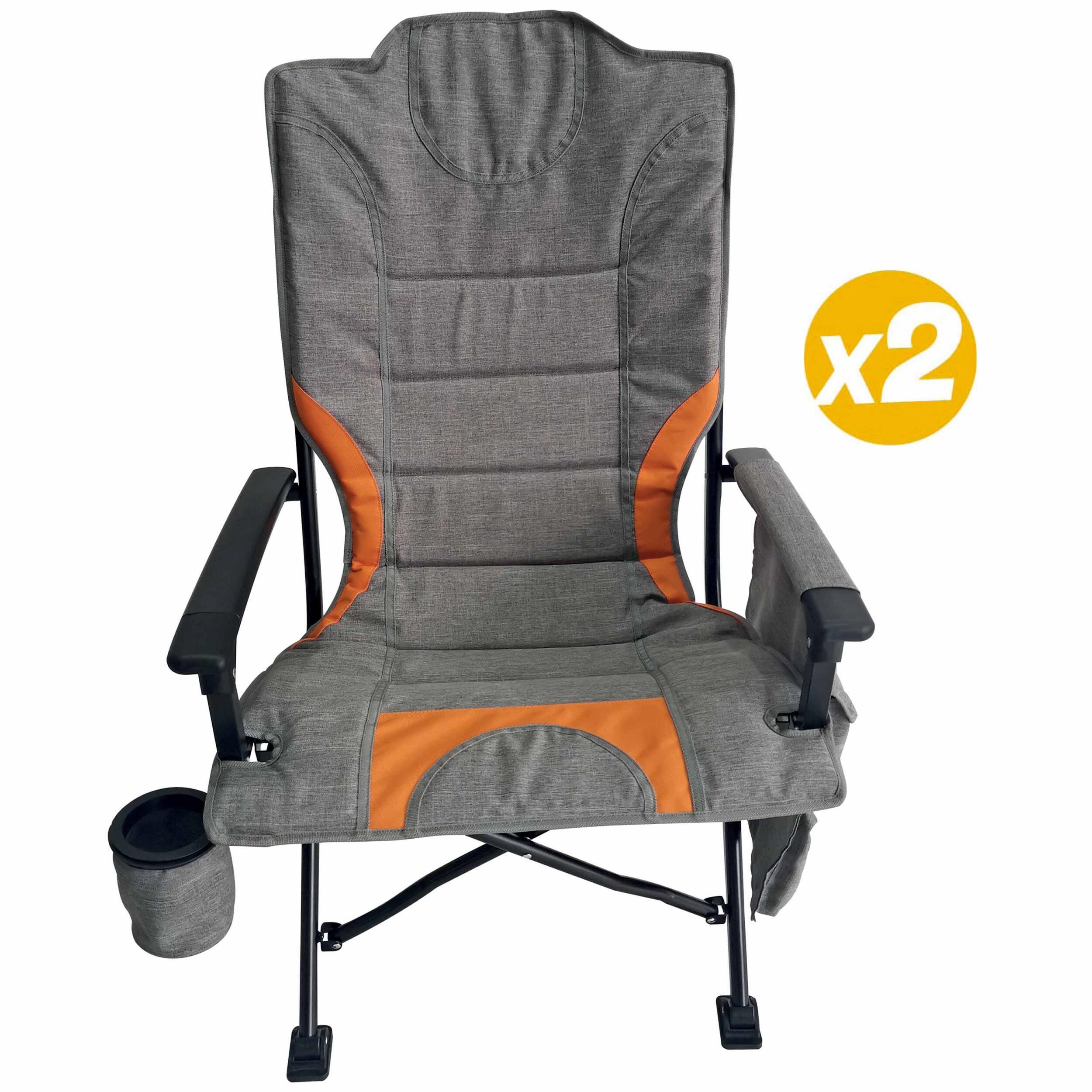 2 Fauteuils pliants Taïga