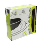 Pack vaisselle 6 pièces en acier émaillé