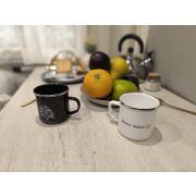 Set de 2 mugs en acier émaillé