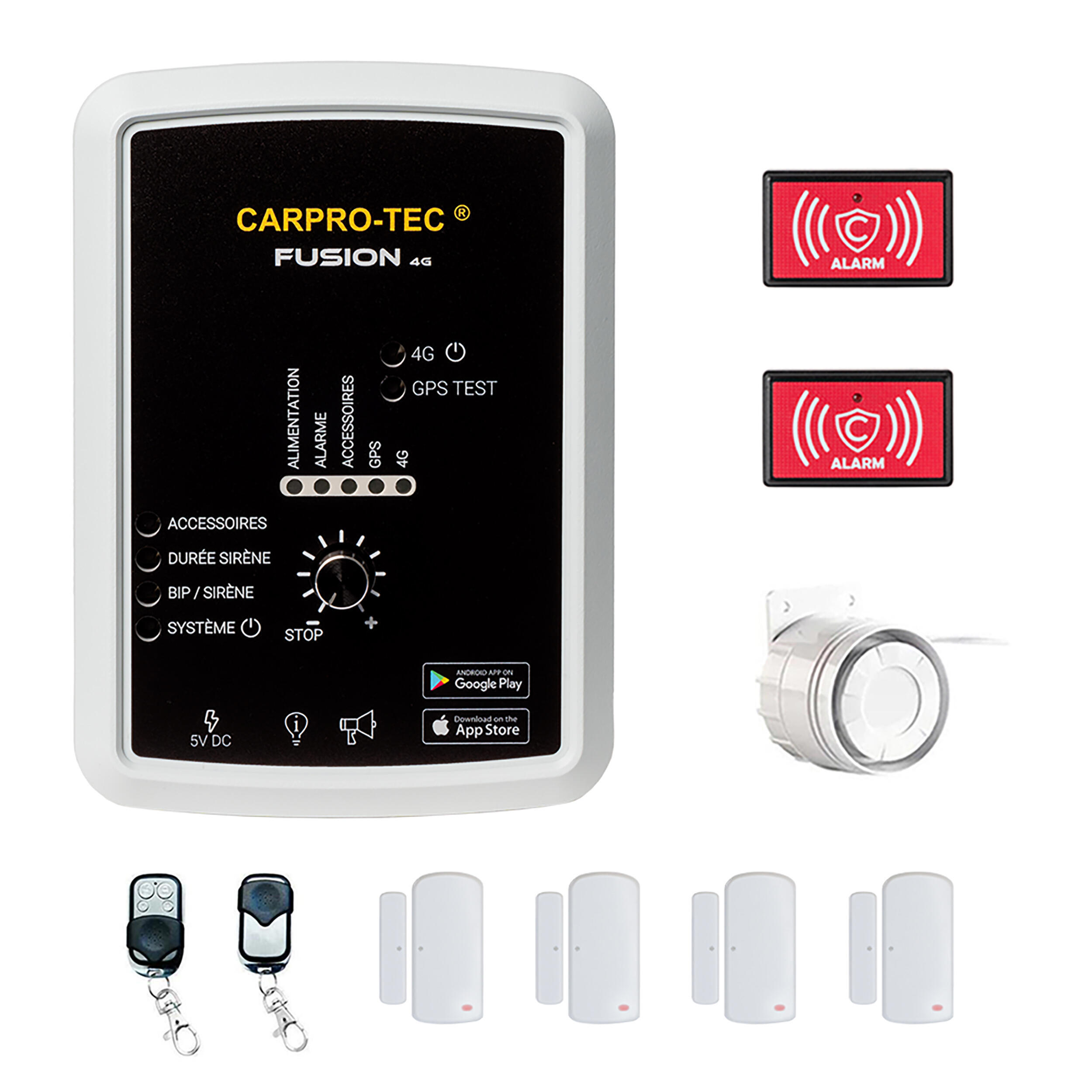 Alarme Fusion 4G LTE : Kit Work Guard
