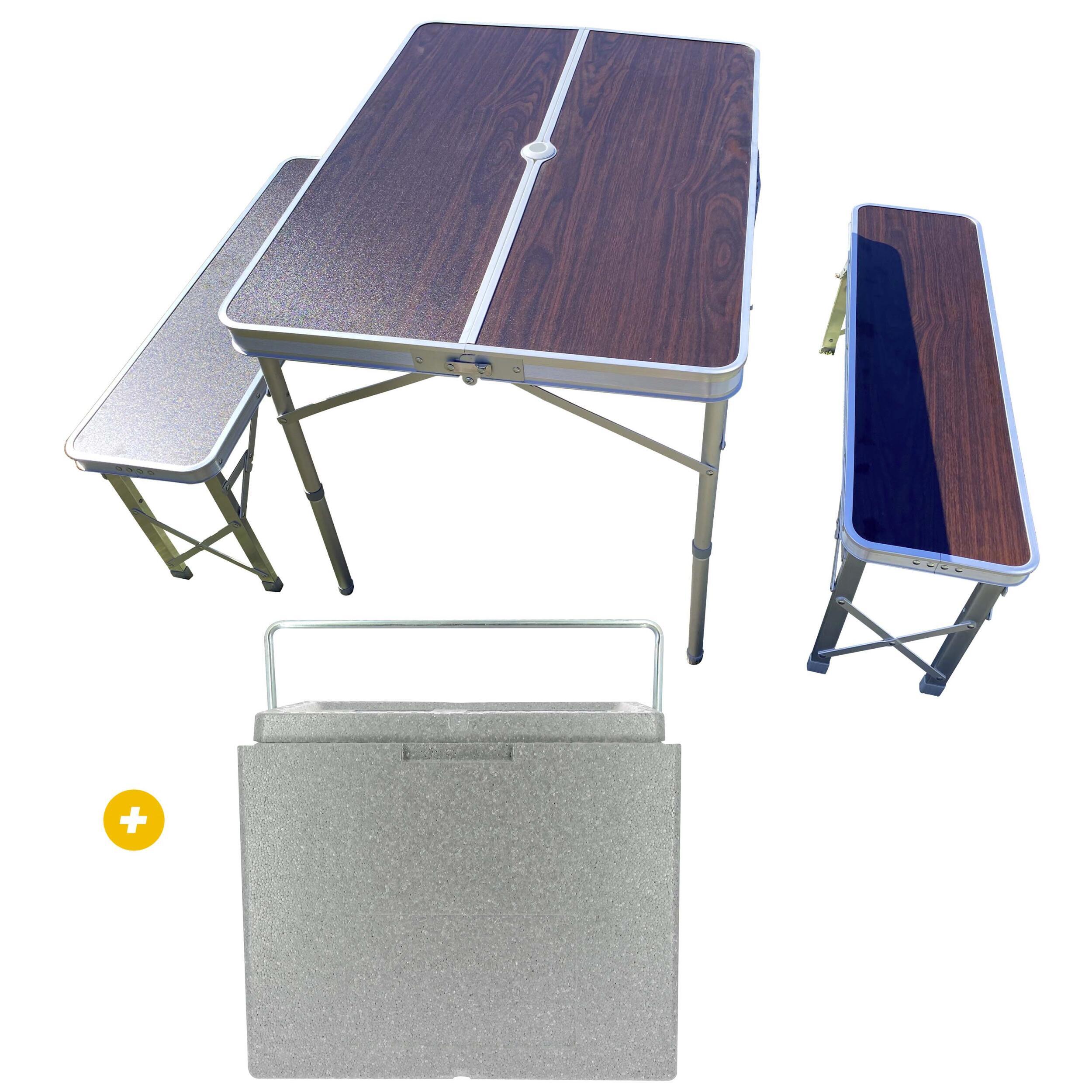 Glacière isotherme + Table de pique-nique
