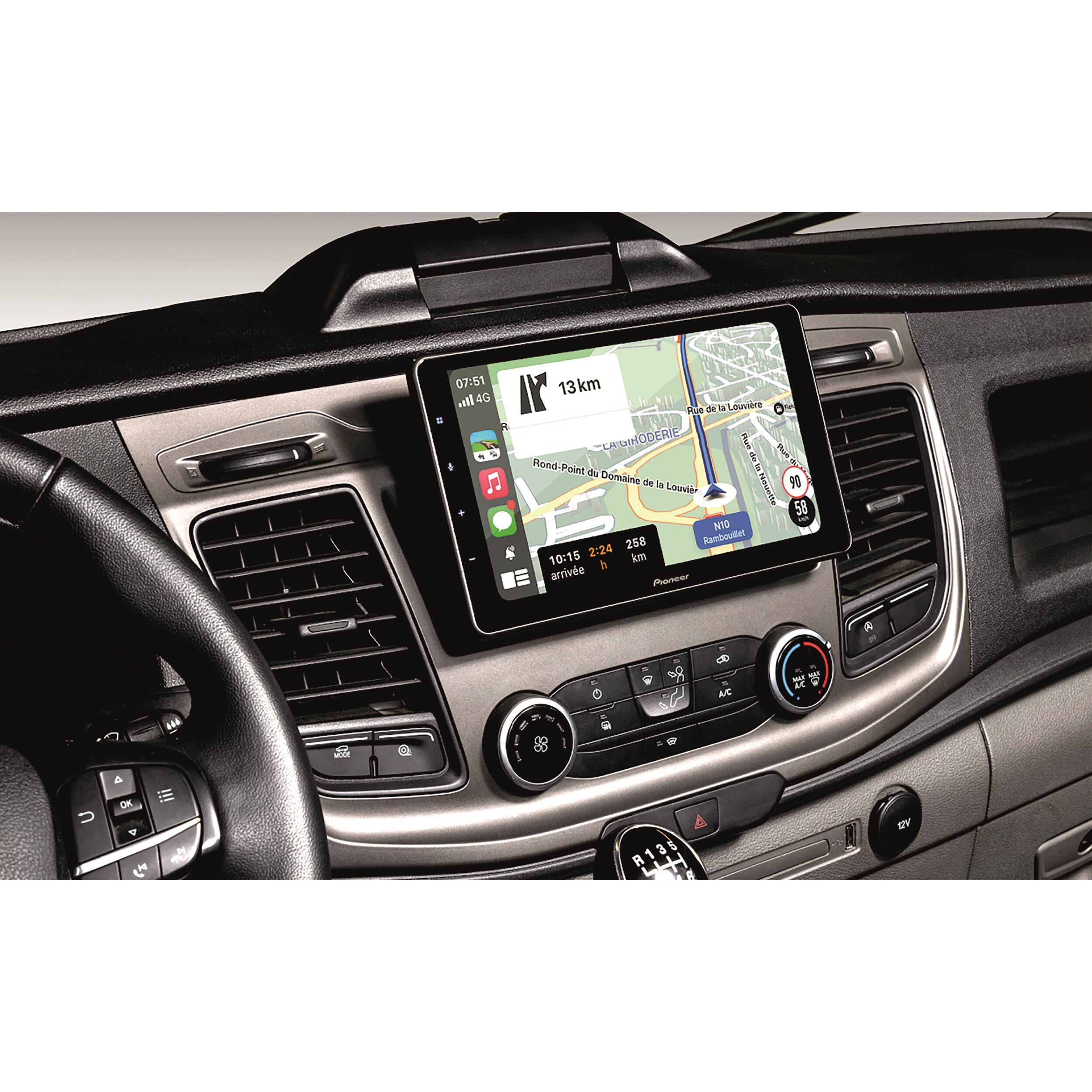 Tablette multimédia avec écran tactile : FORD TRANSIT (à partir de 2018 véhicules avec radio 1 DIN ou sans autoradio)