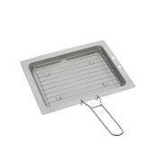 Réchaud à gaz 2 feux avec grill/toaster