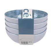 Pack 4 bols mélamine Céleste