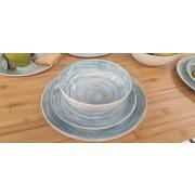 Pack vaisselle mélamine 12 pièces Céleste