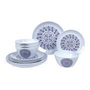 Pack vaisselle mélamine 12 pièces Cardinal