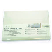 Ensemble Drap &  Drap housse pour Prêt à dormir Biloba : 130 x 190 cm Pan coupé Droit