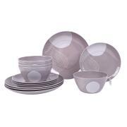 Pack vaisselle mélamine 12 pièces Harmony