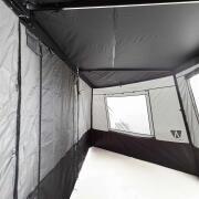 Extension pour store : Arrière 180° Leaf 150 cm gris