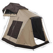 Auvent pour tente de toit Little Bamboo 125 GEN.2 : Coloris café