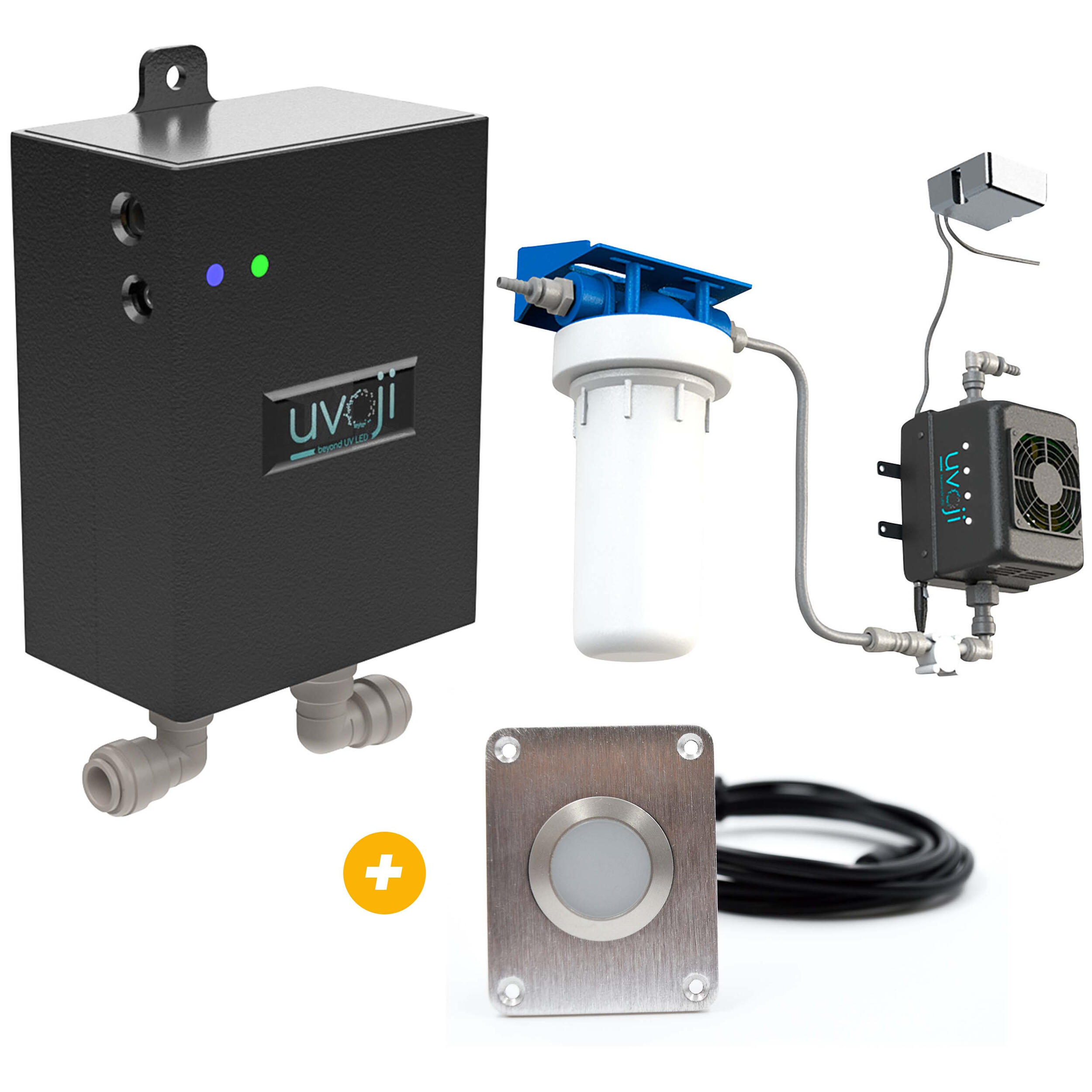 Purificateur d'eau OJI VAN + Kit de filtration + Déport visuel