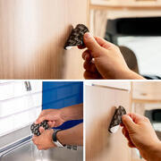 Lot de 4 aimants puissants : Blanc