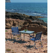Table rectangulaire grise : 81x61cm