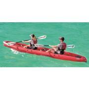 Kayak duo siège modulable rouge