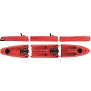 Kayak duo siège modulable rouge