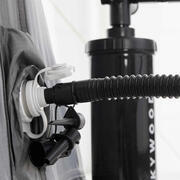 Tente de camping gonflable autoportante 140 grise