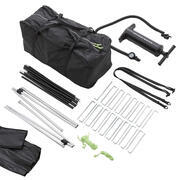 Tente de camping gonflable autoportante 140 grise