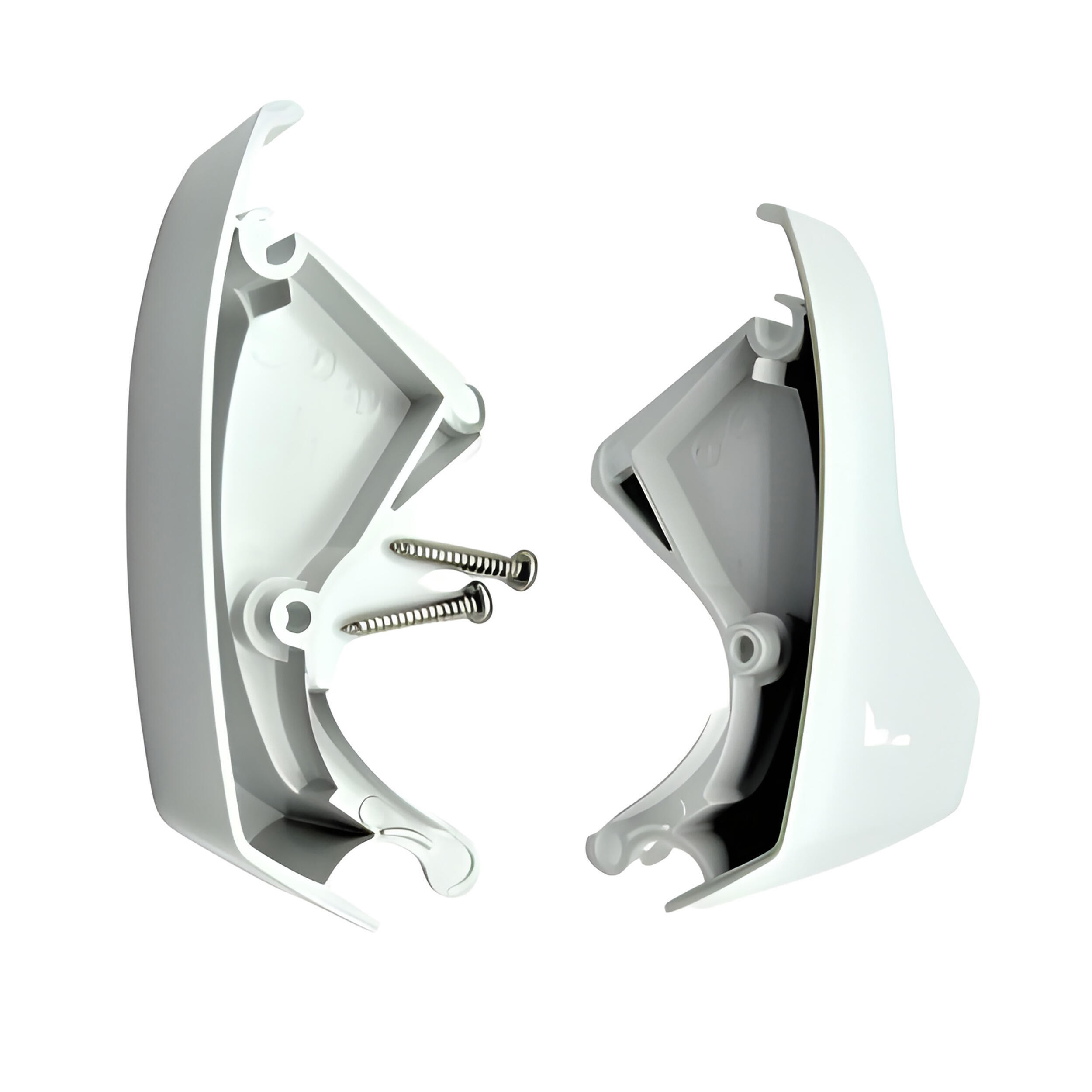 Embouts barre de charge G+D blanc