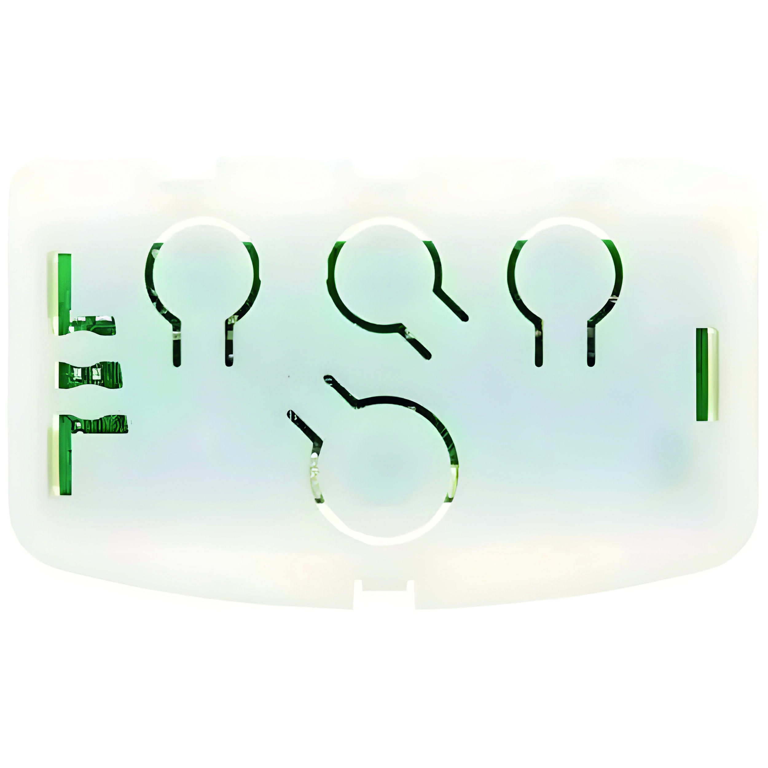 Controlpanel SW (= LED allumée et fonction clignotante)