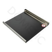 couvercle de verre, noir