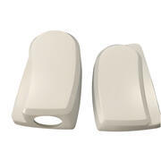 Embouts gauche et droit Automotive couleur blanche