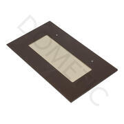 miroir extérieur de la porte en verre