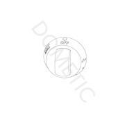 Bouton tournant noir pour four Dométic