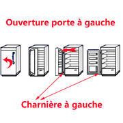 éclairage de réfrigérateur porte gauche