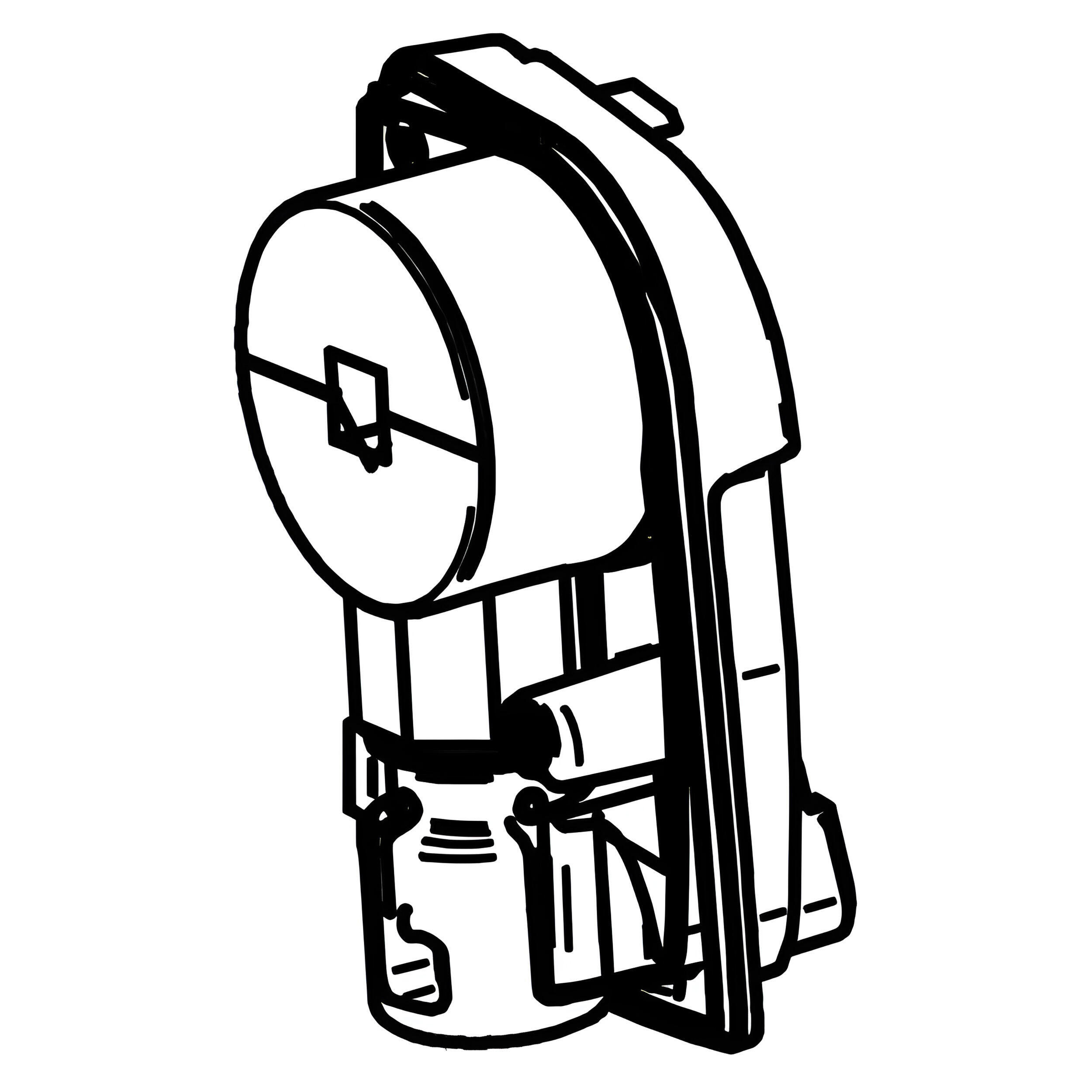 Embout d'extrémité gauche + mécanisme couleur blanche