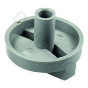 sélecteur bouton tournt gris argenté