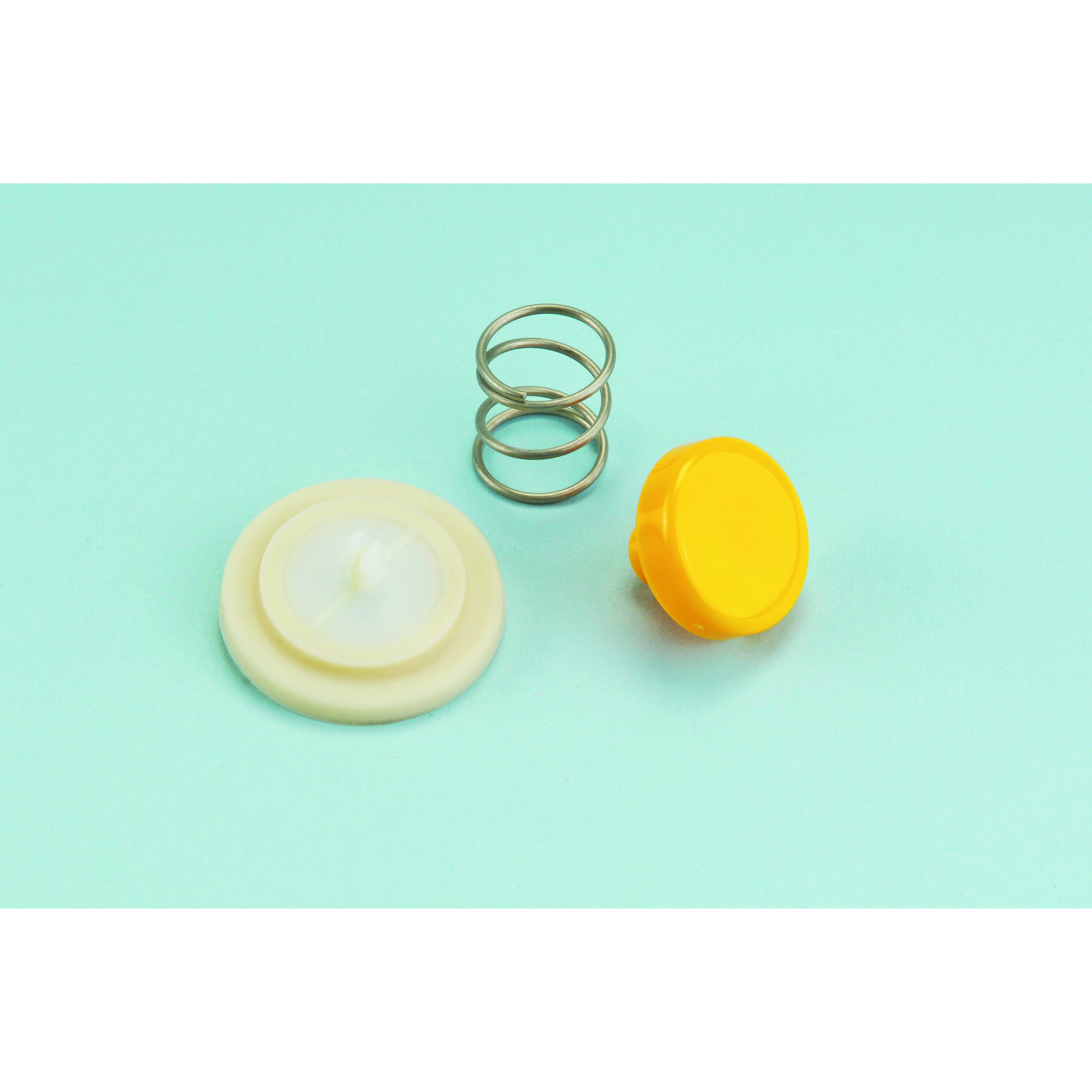 Bouton d'aération, ressort, support de joint couleur jaune