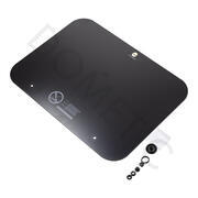 Couvercle de verre noir