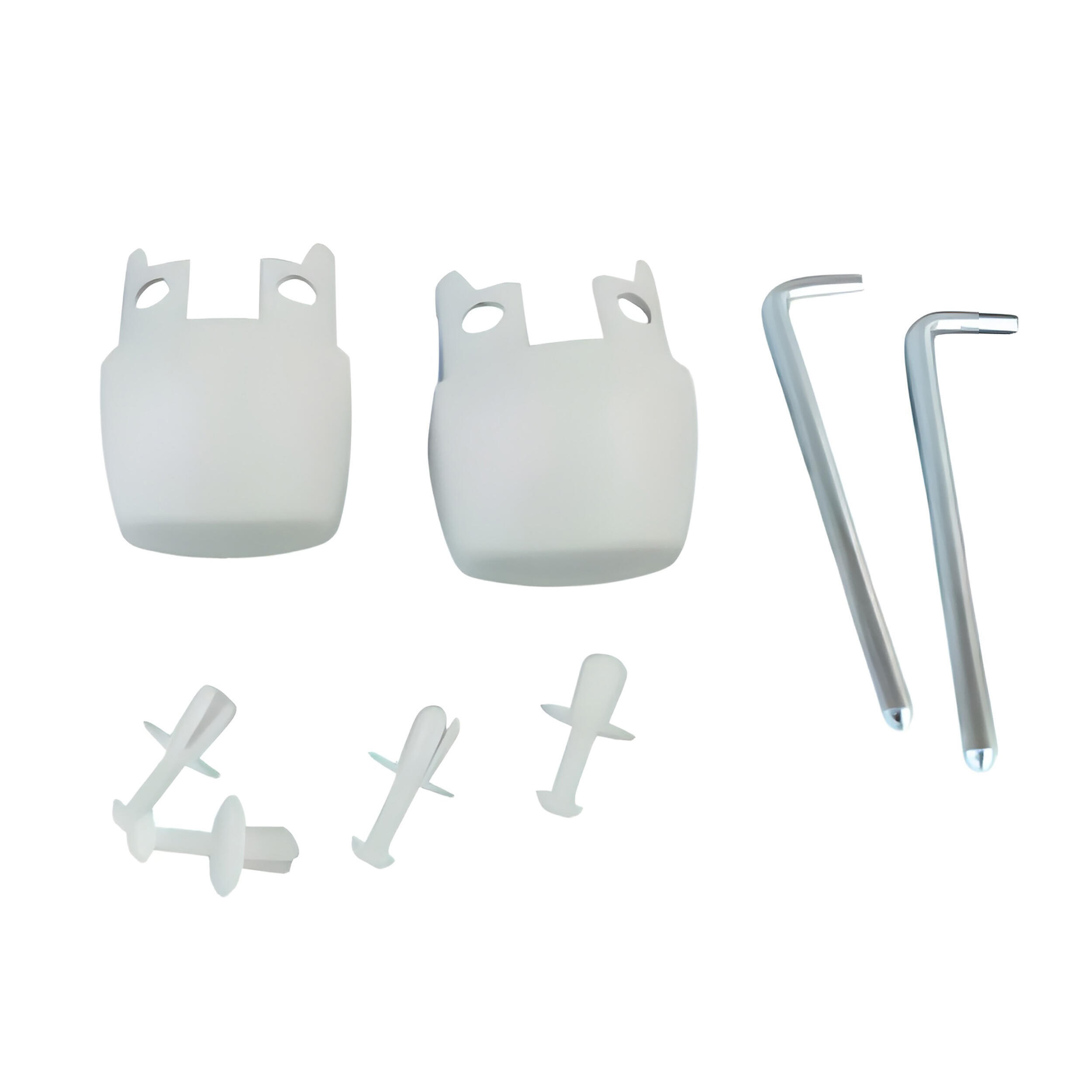 2 EMBOUTS DE BARRE DE FIXATION