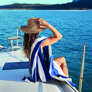 Serviette de plage : Bleu