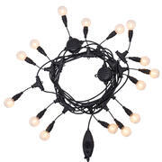 Guirlande lumineuse pour patio 8 mètres avec haut-parleurs