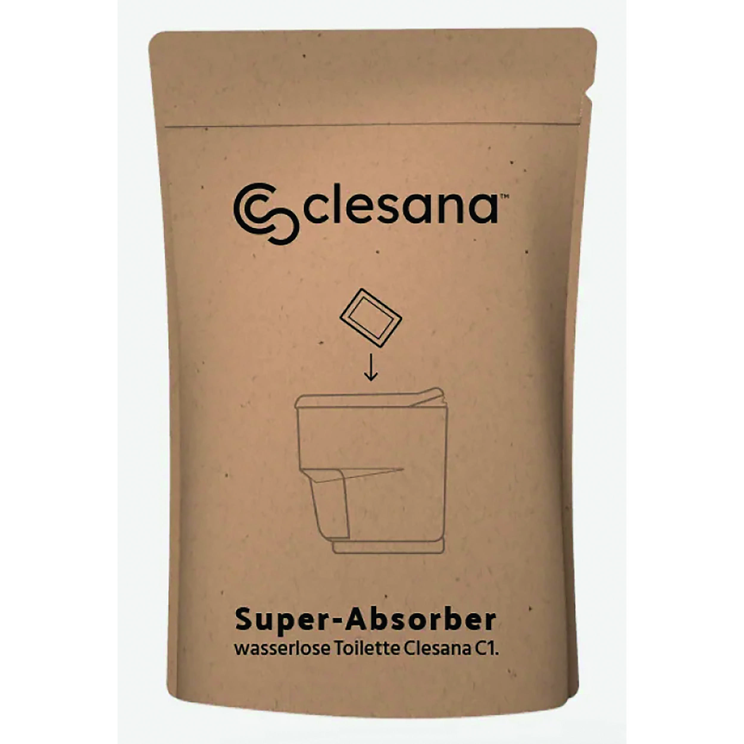 Super absorbant en granulés 1kg pour toilette sèche C1 et X1