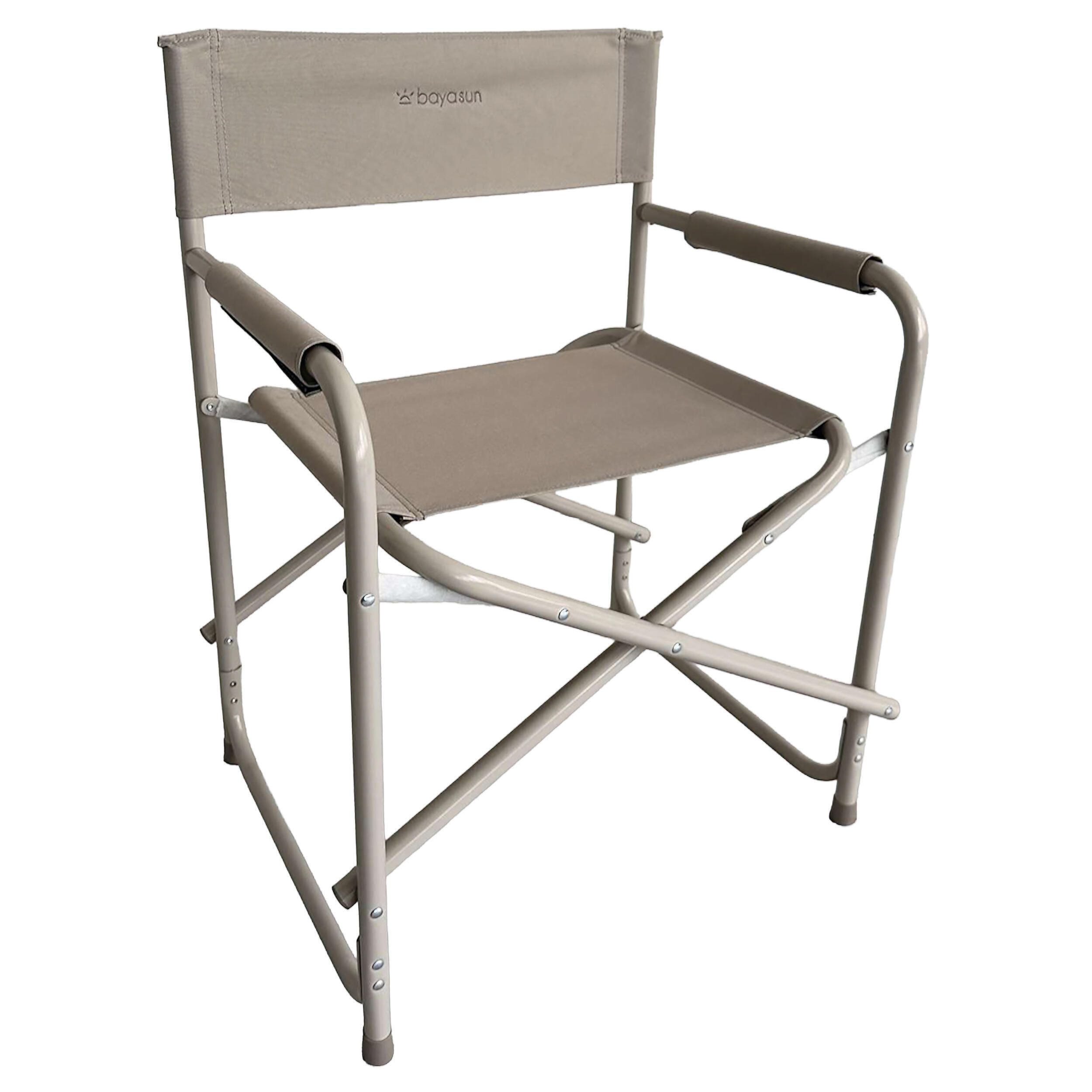 Fauteuil directeur pliant en acier pour camping et véhicules de loisirs