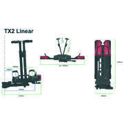 Porte-vélos plateforme basculant TX2