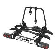 Porte-vélo sur attelage SD260 pour fourgon : Black édition