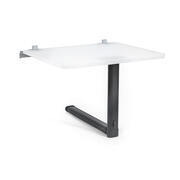 Pied de table ovale en aluminum pivotant par le millieu - 675mm